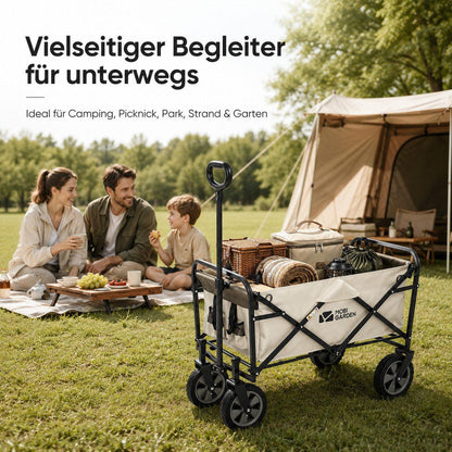 Mobi Faltbollerwagen mit Außentaschen - Weiß