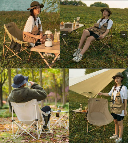 Mobi-Campingstuhl Moon Chair-Schwarz