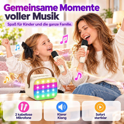 Mini - Karaoke Maschine - Beige