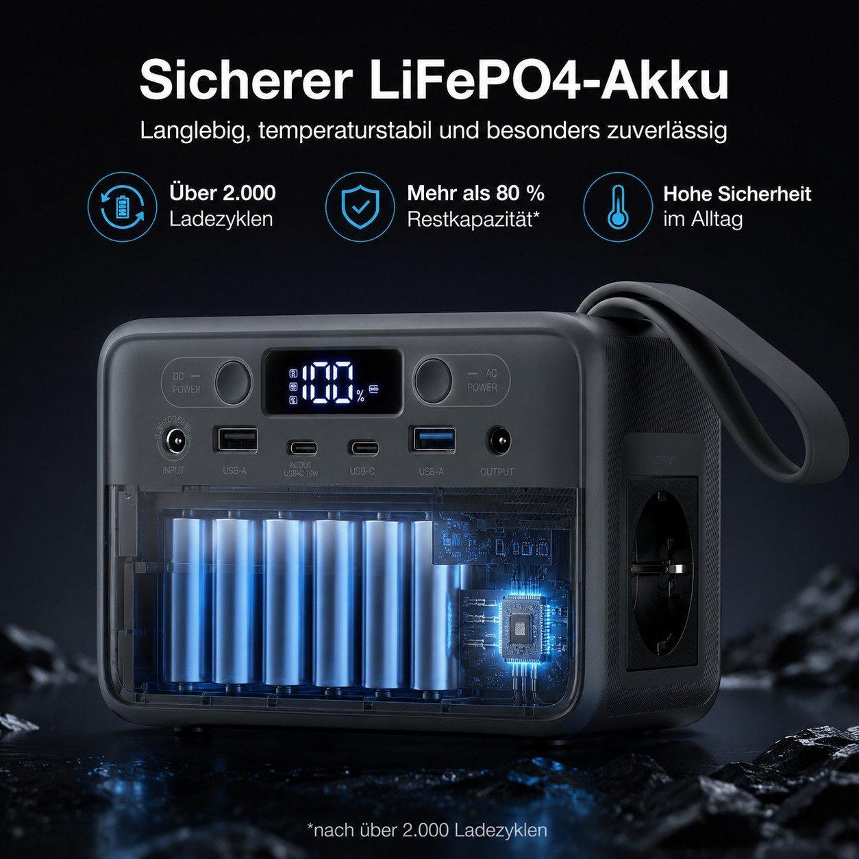 Powerstation R100 - 89,6Wh 100W inkl. 100W Solarpanel