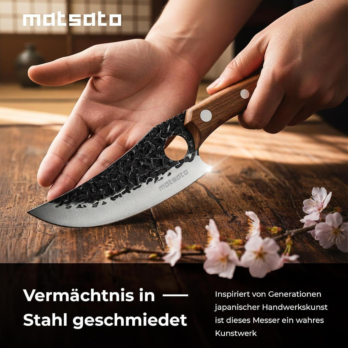 Heesem Butchermesser-Set - 3-tlg braun