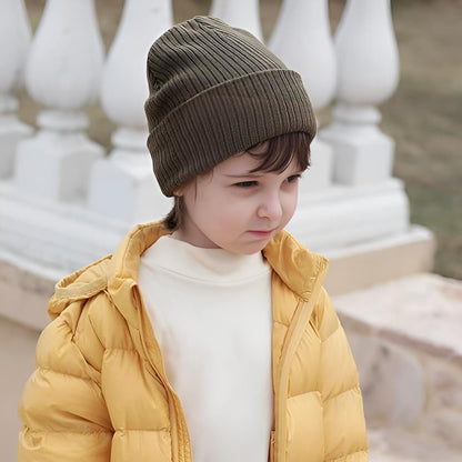 AHAHA Kinder Beanie - 3TV7 Grün/Blau