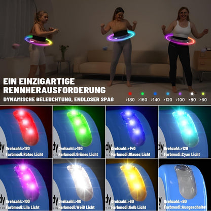 Cozylady - Smart Hula Hoop Reifen - Lila LED