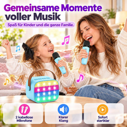 Mini - Karaoke Maschine - Blau