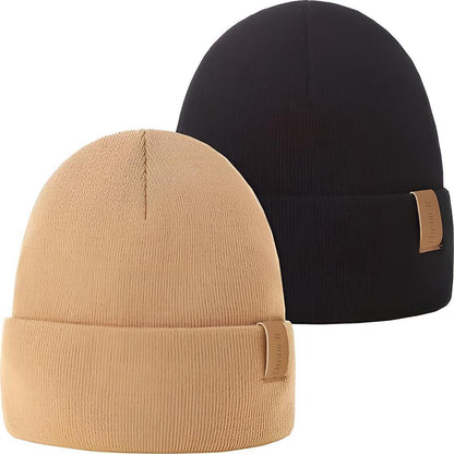 AHAHA Beanie - SAIF Schwarz/Khaki
