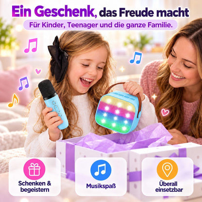 Mini - Karaoke Maschine - Blau