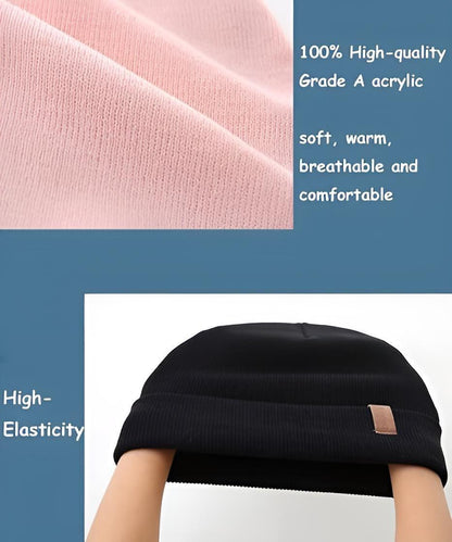 AHAHA Beanie - 9GV Schwarz/Rosa