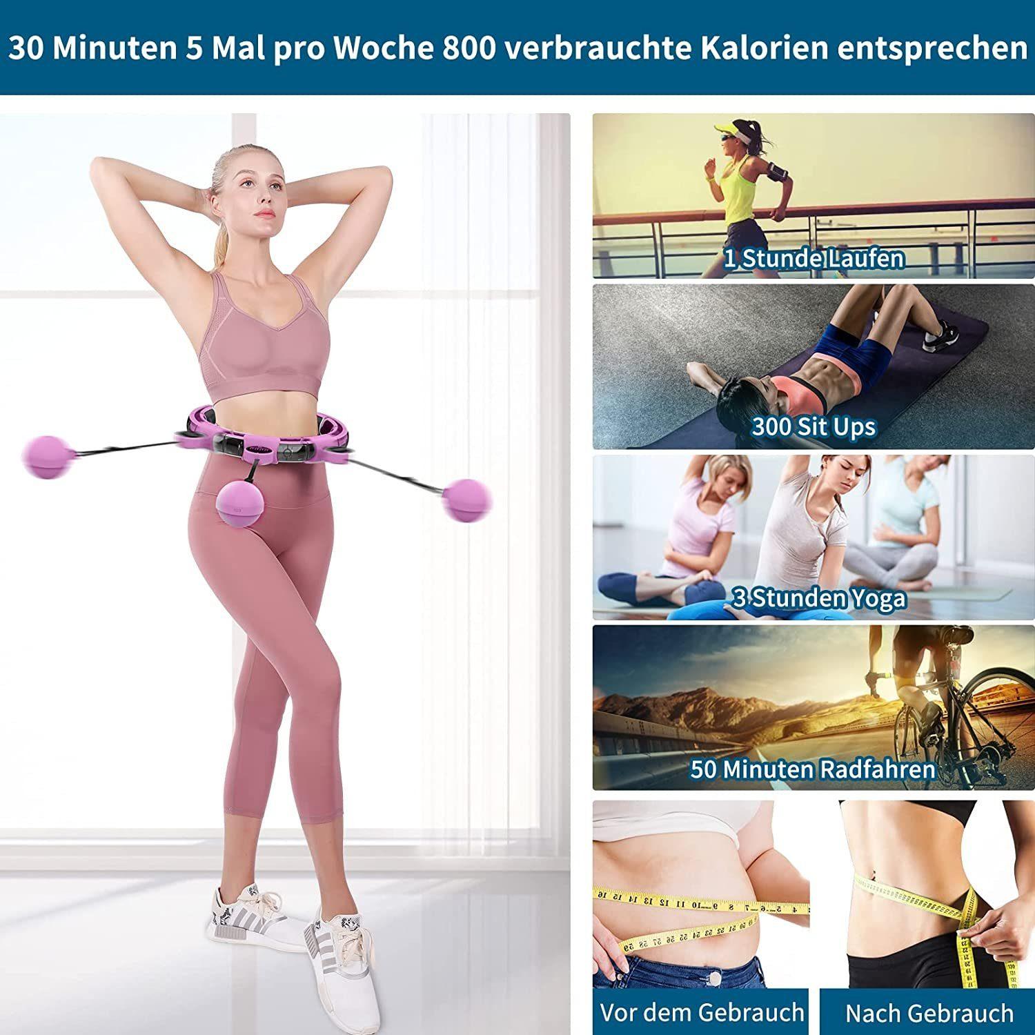 Soog Digi - Smart Hola Hoop Reifen - Hellrosa