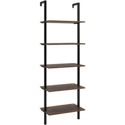 Homfa Wandmontiertes Bücherregal