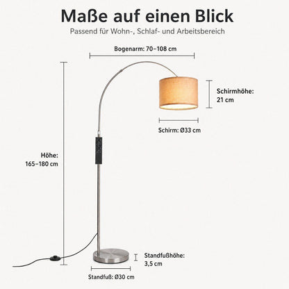 Antenlicht - LED Stehlampe - Flexibel ausrichtbar