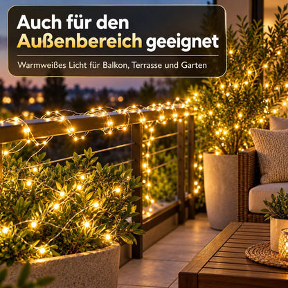 Fremon - LED-Lichterkette Warmweiß - 20m
