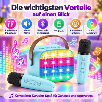 Mini - Karaoke Maschine - Blau