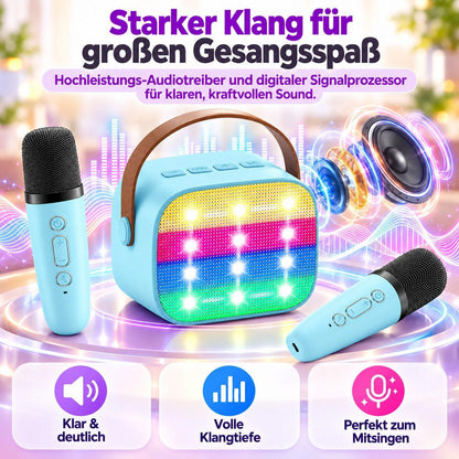 Mini - Karaoke Maschine - Blau