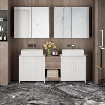 Homfa - Badezimmer Spiegelschrank