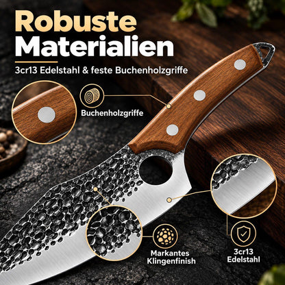 Heesem Butchermesser-Set - 3-tlg braun