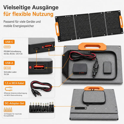 Solarmodul Monokristallin - 100W 24V