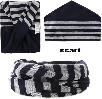 AHAHA Kinder Beanie - F6LX Grau/Blau