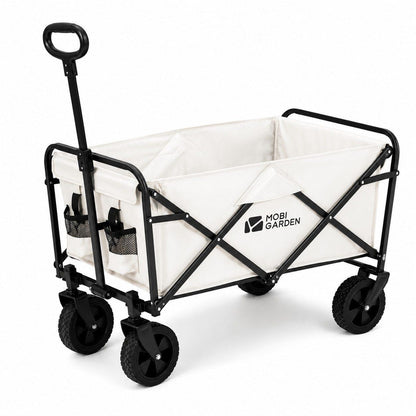 Mobi Faltbollerwagen mit Außentaschen - Weiß