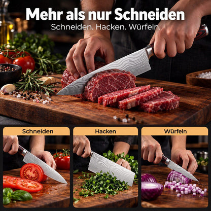 Heesem Nakirimesser-Set - 3-tlg schwarz