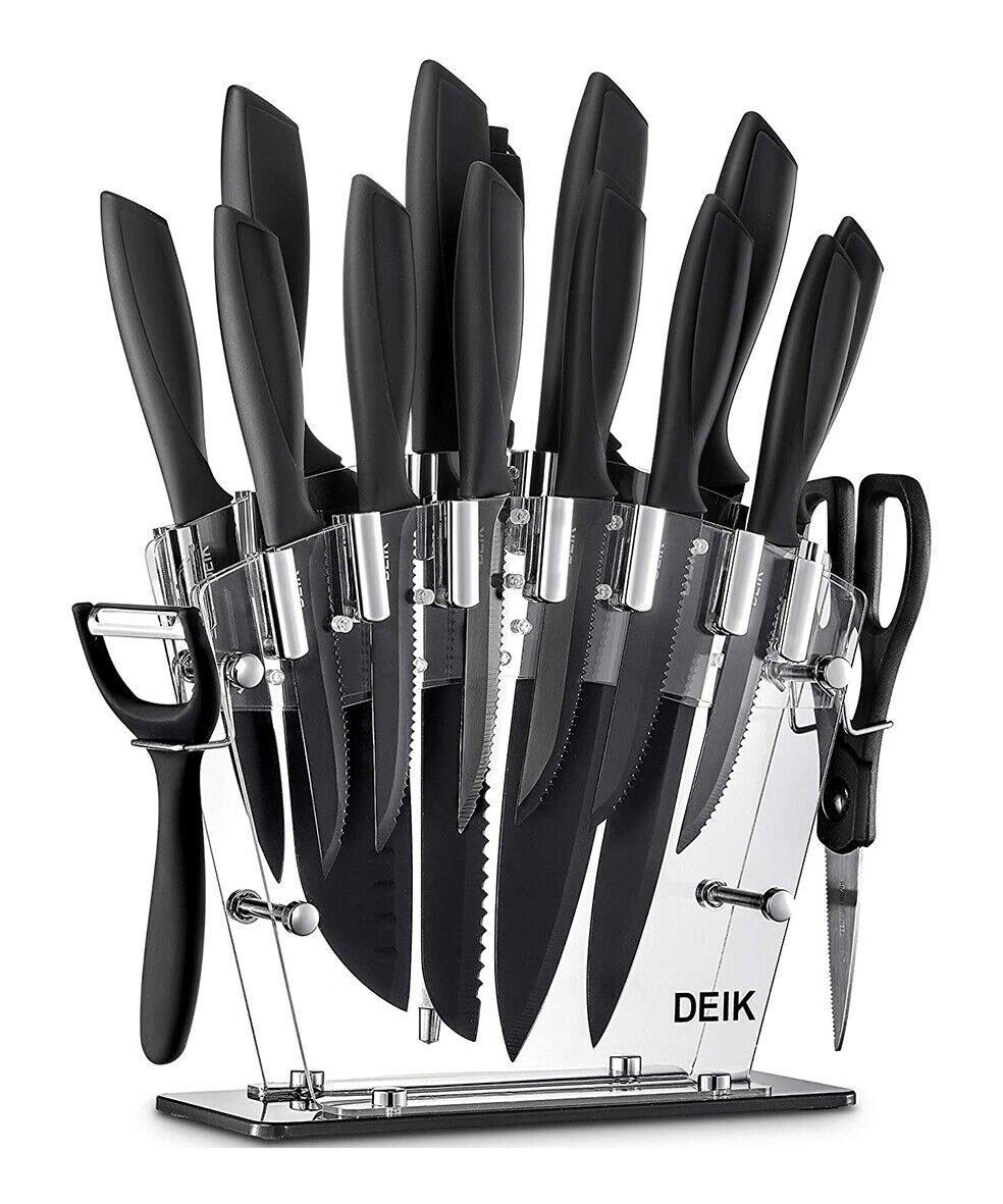Heesem Küchenmesser-Set - 17-tlg schwarz