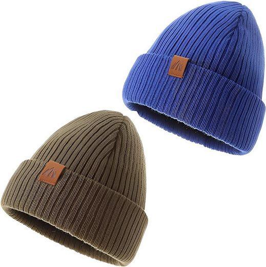 AHAHA Kinder Beanie - 3TV7 Grün/Blau
