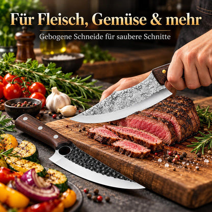 Heesem Butchermesser-Set - 2-tlg braun