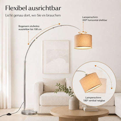 Antenlicht - LED Stehlampe - Flexibel ausrichtbar