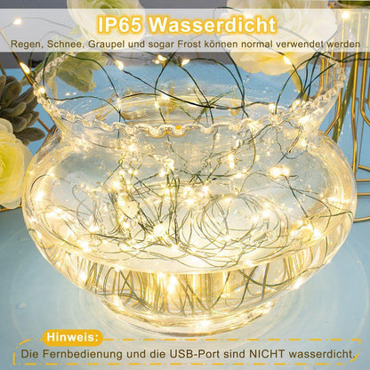 LED Lichterkette - 10M - Warmweiß