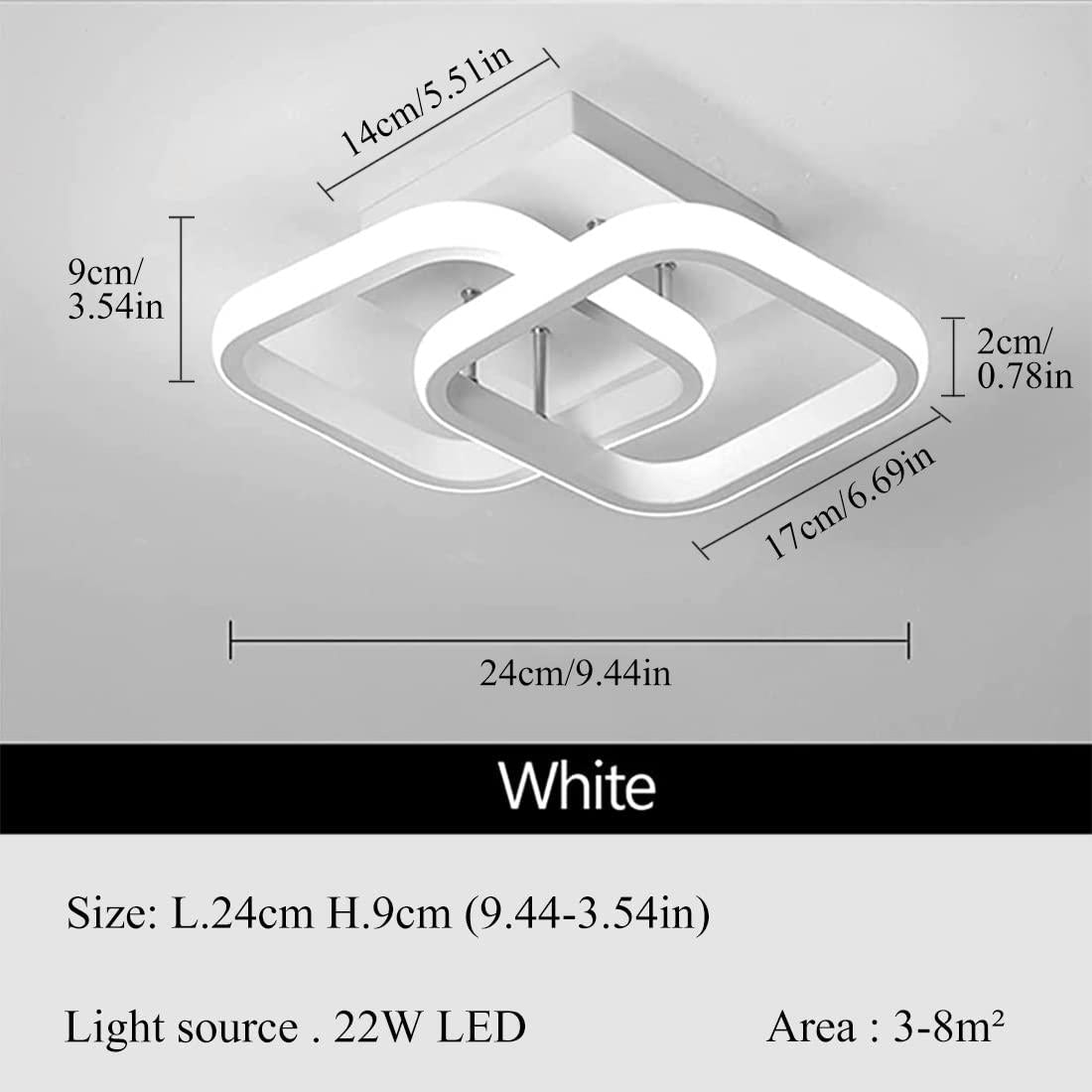 KUKAK LED Deckenleuchte Weiß - KY43