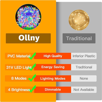 Ollny LED-Lichterkette, 600-flammig - TA93