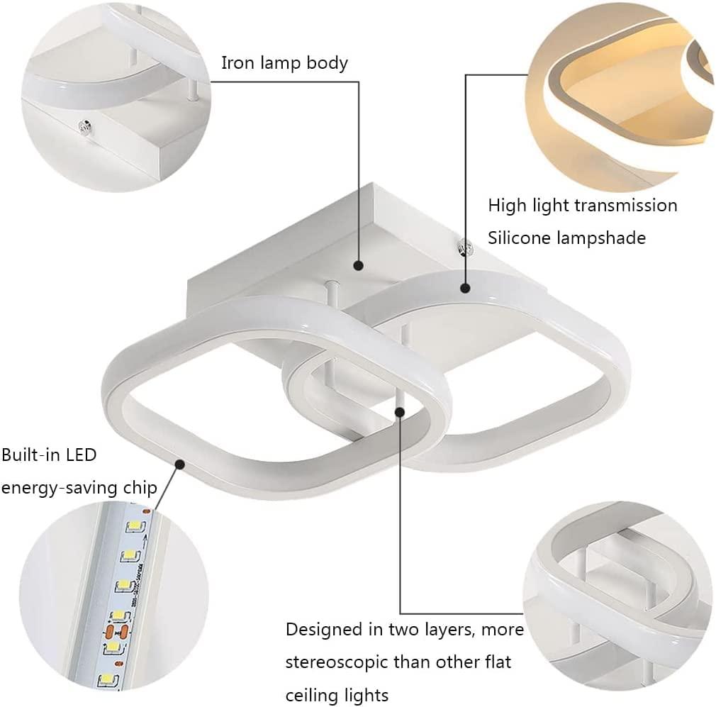 KUKAK LED Deckenleuchte Weiß - KY43