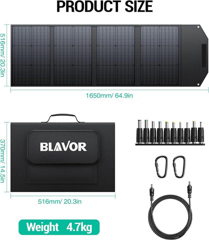 Blavor Solar Ladegerät - 120W