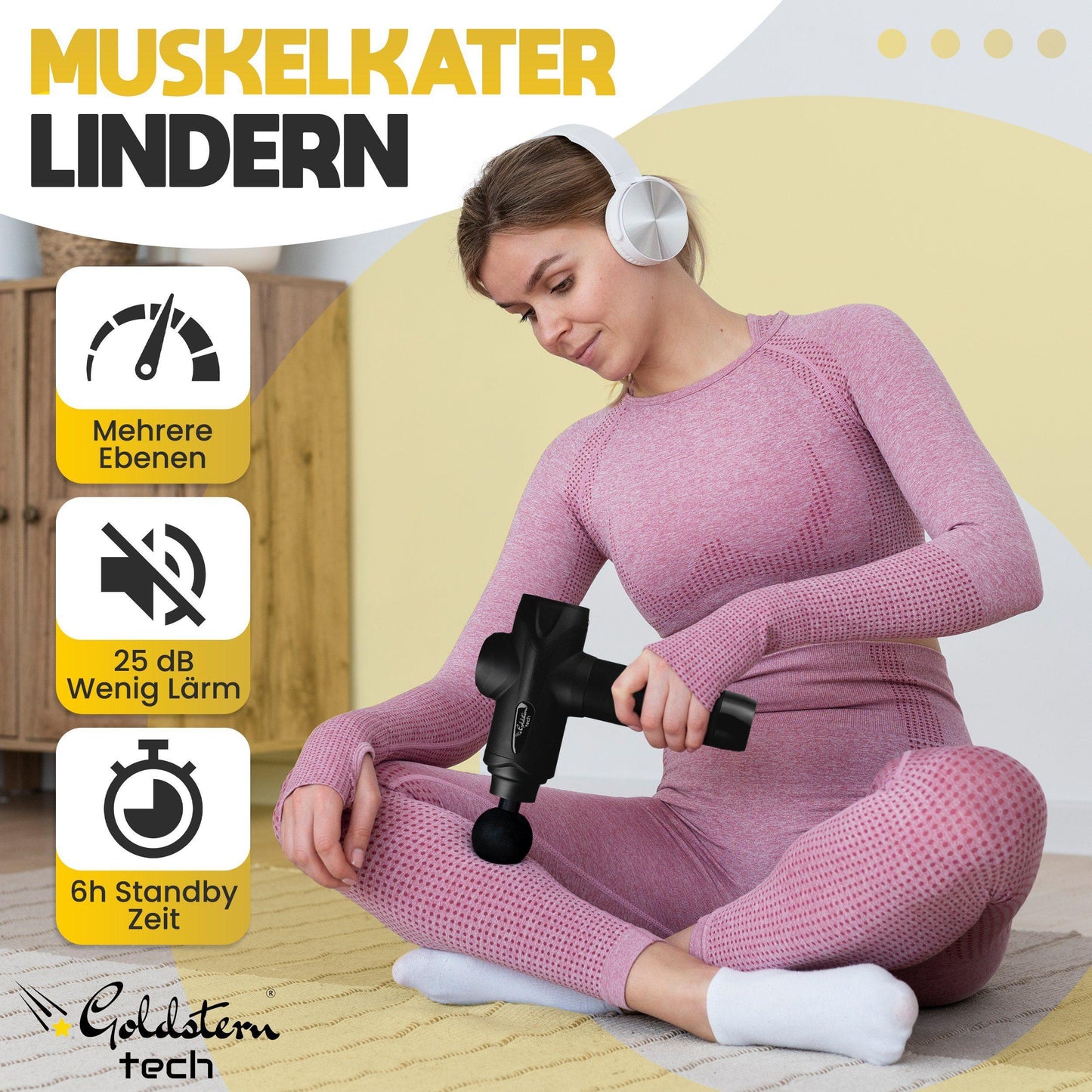 Goldstern-Tech Massagepistole - X-Pro
