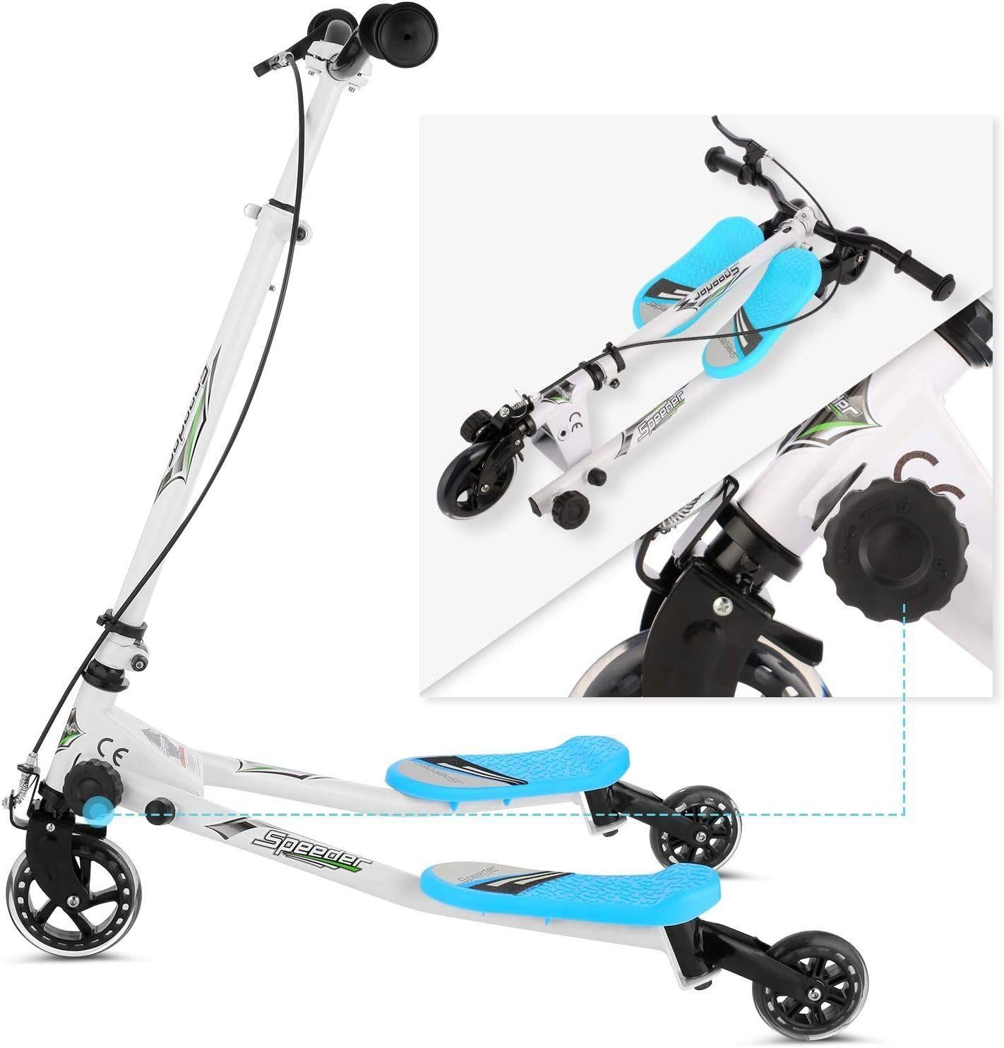 WOOKRAYS Scooter Speeder - Blau