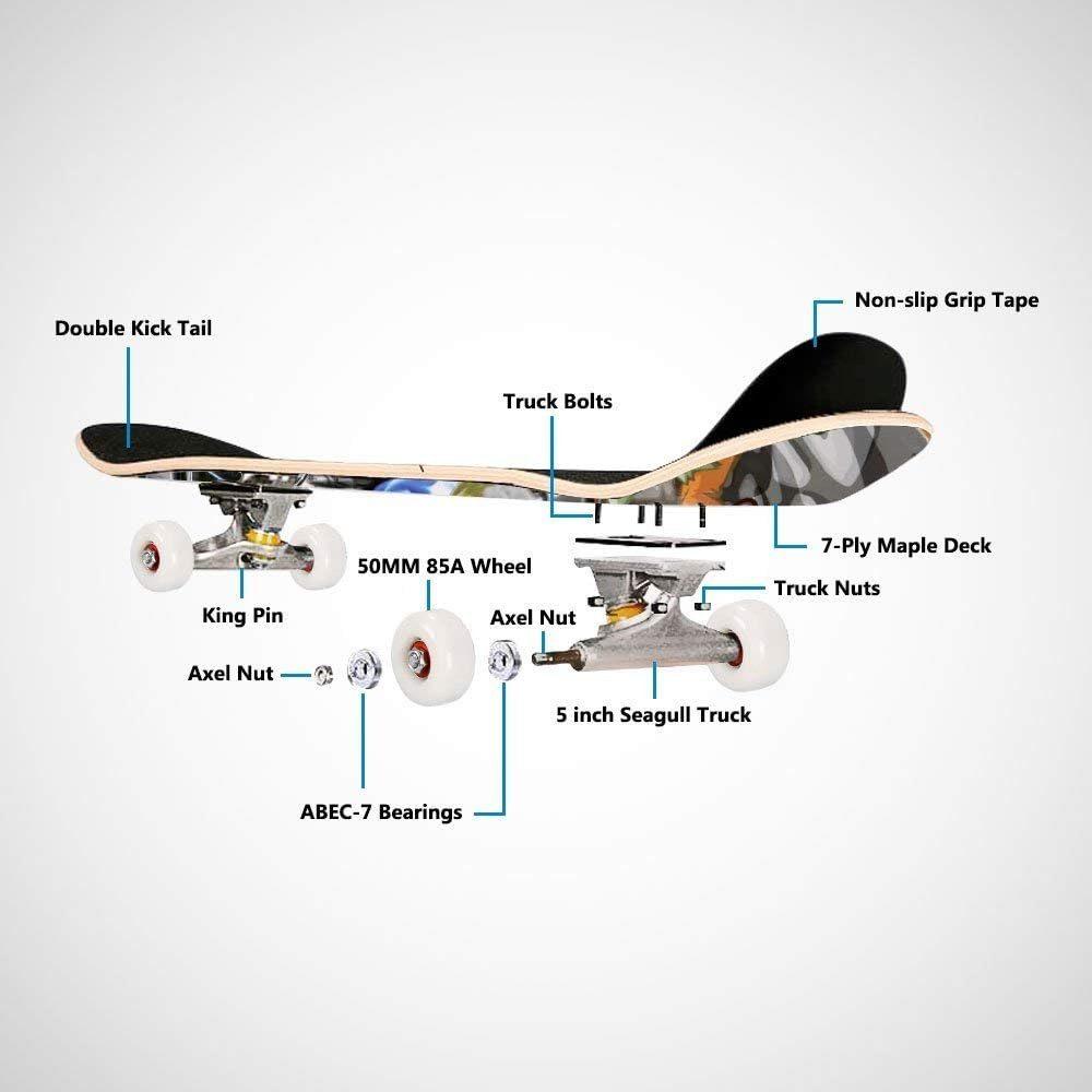 Weskate Skateboard - Skelett